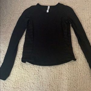 Black long sleeve lululemon top